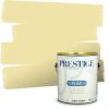 imagePRESTIGE Paints Interior Paint and Primer In One 1Gallon Eggshell Comparable Match of Benjamin Moore Vanilla Cookie367BMPCM