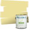 imagePRESTIGE Paints Interior Paint and Primer In One 1Gallon Eggshell Comparable Match of Benjamin Moore Vanilla Cookie368BMPCM