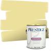 imagePRESTIGE Paints Interior Paint and Primer In One 1Gallon Eggshell Comparable Match of Benjamin Moore Vanilla Cookie368BMPCM