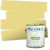 imagePRESTIGE Paints Interior Paint and Primer In One 1Gallon Eggshell Comparable Match of Benjamin Moore Vanilla Cookie369BMPCM