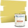 imagePRESTIGE Paints Interior Paint and Primer In One 1Gallon Eggshell Comparable Match of Benjamin Moore Vanilla Cookie370BMPCM