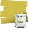 imagePRESTIGE Paints Interior Paint and Primer In One 1Gallon Eggshell Comparable Match of Benjamin Moore Vanilla Cookie371BMPCM