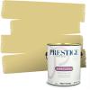 imagePRESTIGE Paints Interior Paint and Primer In One 1Gallon Eggshell Comparable Match of Benjamin Moore Vanilla Cookie376BMPCM