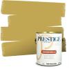 imagePRESTIGE Paints Interior Paint and Primer In One 1Gallon Eggshell Comparable Match of Benjamin Moore Vanilla Cookie378BMPCM