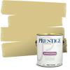imagePRESTIGE Paints Interior Paint and Primer In One 1Gallon Eggshell Comparable Match of Benjamin Moore Vanilla Cookie382BMPCM