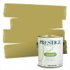 imagePRESTIGE Paints Interior Paint and Primer In One 1Gallon Eggshell Comparable Match of Benjamin Moore Vanilla Cookie384BMPCM