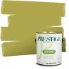 imagePRESTIGE Paints Interior Paint and Primer In One 1Gallon Eggshell Comparable Match of Benjamin Moore Vanilla Cookie392BMPCM