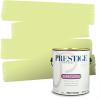 imagePRESTIGE Paints Interior Paint and Primer In One 1Gallon Eggshell Comparable Match of Benjamin Moore Vanilla Cookie395BMPCM