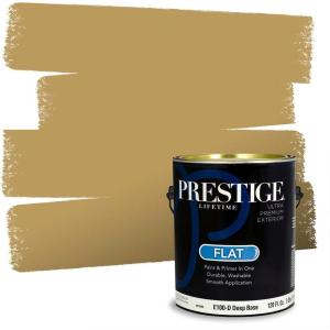 imagePRESTIGE Paints Interior Paint and Primer In One 1Gallon Eggshell Comparable Match of Benjamin Moore Almond Bisque223BMPCM