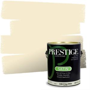 imagePRESTIGE Paints Interior Paint and Primer In One 1Gallon Eggshell Comparable Match of Benjamin Moore Almond Bisque246BMPCM
