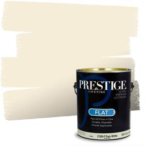 imagePRESTIGE Paints Interior Paint and Primer In One 1Gallon Eggshell Comparable Match of Benjamin Moore Almond Bisque267BMPCM