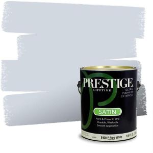 imagePRESTIGE Paints Exterior Paint and Primer In One 1Gallon Satin Comparable Match of Valspar Orchid Ash