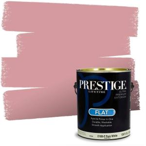 imagePRESTIGE Paints Interior Paint and Primer In One 1Gallon Eggshell Comparable Match of Benjamin Moore Unspoken Love1278BMPCM
