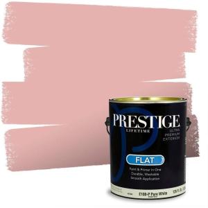 imagePRESTIGE Paints Interior Paint and Primer In One 1Gallon Eggshell Comparable Match of Benjamin Moore Unspoken Love1291BMPCM