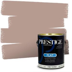 imagePRESTIGE Interior Paint and Primer in One Java Grounds Satin 1 GallonKing Arthur