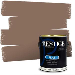 imagePRESTIGE Interior Paint and Primer in One Java Grounds Satin 1 GallonWild Turkey