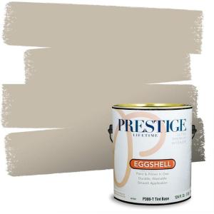 imagePRESTIGE Interior Paint and Primer in One Prairie Dust SemiGloss 1 GallonCake Batter
