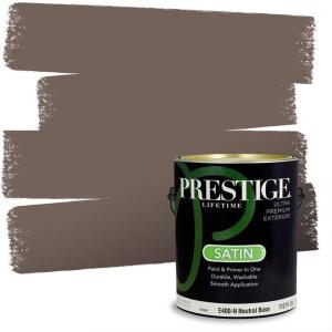 imagePRESTIGE Interior Paint and Primer in One Prairie Dust SemiGloss 1 GallonFox Trot