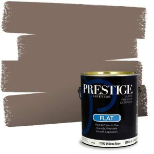 imagePRESTIGE Interior Paint and Primer in One Prairie Dust SemiGloss 1 GallonFrench Roast