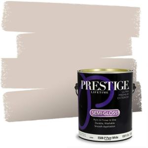 imagePRESTIGE Interior Paint and Primer in One Prairie Dust SemiGloss 1 GallonRoman Ruins