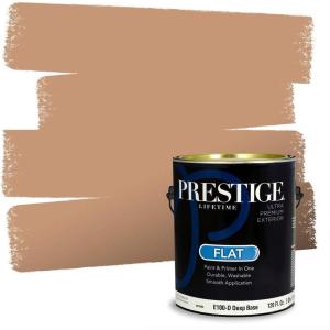 imagePRESTIGE Paints Interior Paint and Primer In One 1Gallon Flat Comparable Match of Benjamin Moore Harvest Bronze1154BMPCM