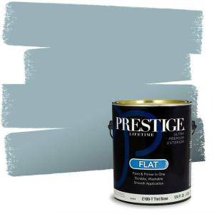 imagePRESTIGE Paints Interior Paint and Primer In One 1Gallon SemiGloss Comparable Match of Benjamin Moore Colonial Blue718BMPCM