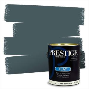 imagePRESTIGE Paints Interior Paint and Primer In One 1Gallon SemiGloss Comparable Match of Benjamin Moore Colonial Blue721BMPCM