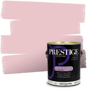 imagePRESTIGE Paints Interior Paint and Primer in One 1 Gallon SemiGloss RosetteGirl Talk
