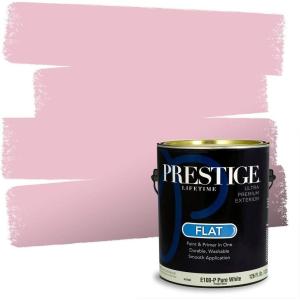 imagePRESTIGE Paints Interior Paint and Primer in One 1 Gallon SemiGloss RosettePearl Blush