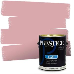 imagePRESTIGE Paints Interior Paint and Primer in One 1 Gallon SemiGloss RosettePink Parisian