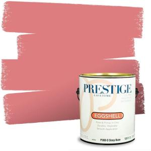 imagePRESTIGE Paints Interior Paint and Primer in One 1 Gallon SemiGloss RosetteSalmon