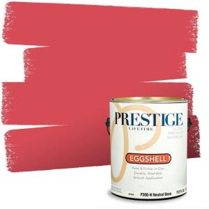 imagePRESTIGE Paints Interior Paint and Primer in One 1 Gallon SemiGloss RosetteWild Berry