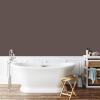 imagePRESTIGE Interior Paint and Primer in One Soft Ballad SemiGloss 1 GallonDark Chocolate