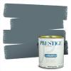 imagePRESTIGE Paints P400T1648BM Interior Paint and Primer In One Satin Comparable Match of Benjamin Moore 1 gallon Slate Blue1637BMPCM