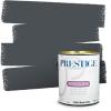 imagePRESTIGE Paints P400T1648BM Interior Paint and Primer In One Satin Comparable Match of Benjamin Moore 1 gallon Slate Blue1638BMPCM