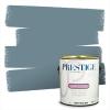 imagePRESTIGE Paints P400T1648BM Interior Paint and Primer In One Satin Comparable Match of Benjamin Moore 1 gallon Slate Blue1644BMPCM