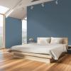 imagePRESTIGE Paints P400T1648BM Interior Paint and Primer In One Satin Comparable Match of Benjamin Moore 1 gallon Slate Blue1645BMPCM