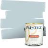 imagePRESTIGE Paints P400T1648BM Interior Paint and Primer In One Satin Comparable Match of Benjamin Moore 1 gallon Slate Blue1647BMPCM