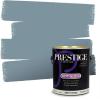 imagePRESTIGE Paints P400T1648BM Interior Paint and Primer In One Satin Comparable Match of Benjamin Moore 1 gallon Slate Blue1649BMPCM