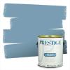 imagePRESTIGE Paints P400T1648BM Interior Paint and Primer In One Satin Comparable Match of Benjamin Moore 1 gallon Slate Blue1657BMPCM