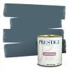 imagePRESTIGE Paints P400T1648BM Interior Paint and Primer In One Satin Comparable Match of Benjamin Moore 1 gallon Slate Blue1659BMPCM