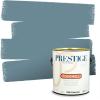 imagePRESTIGE Paints P400T1648BM Interior Paint and Primer In One Satin Comparable Match of Benjamin Moore 1 gallon Slate Blue1671BMPCM