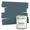 imagePRESTIGE Paints P400T1648BM Interior Paint and Primer In One Satin Comparable Match of Benjamin Moore 1 gallon Slate Blue1673BMPCM