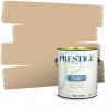 imagePRESTIGE Paints Interior Paint and Primer In One 1Gallon Flat Comparable Match of Valspar Warm Buff