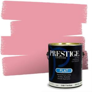 imagePRESTIGE Interior Paint and Primer in One Old Rose SemiGloss 1 GallonCharming