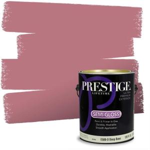 imagePRESTIGE Interior Paint and Primer in One Old Rose SemiGloss 1 GallonOld Rose