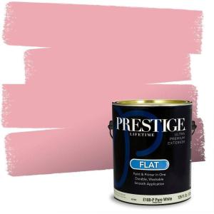 imagePRESTIGE Interior Paint and Primer in One Old Rose SemiGloss 1 GallonPale Persimmon