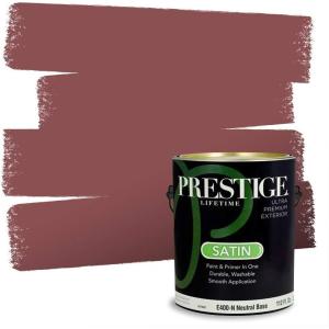 imagePRESTIGE Interior Paint and Primer in One Old Rose SemiGloss 1 GallonRed Velvet
