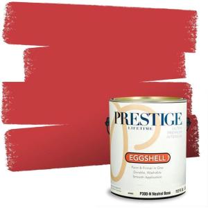 imagePRESTIGE Interior Paint and Primer in One Old Rose SemiGloss 1 GallonStop Sign