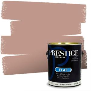imagePRESTIGE Paints Interior Paint and Primer In One 1Gallon Flat Comparable Match of Benjamin Moore Spiced Apple Cider1180BMPCM